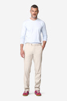 Meyer Roma Linen/Cotton Stretch Trouser - Beige