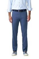Meyer Roma Stretch Fine Micro Print Trousers - Blue