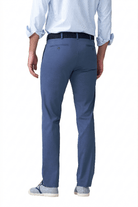 Meyer Roma Stretch Fine Micro Print Trousers - Blue