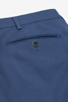 Meyer Roma Stretch Fine Micro Print Trousers - Blue