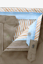 Meyer Roma Stretch Fine Micro Print Trousers - Sand