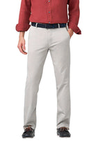 Meyer Roma Stretch Fine Micro Print Trousers - Silver