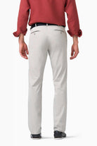 Meyer Roma Stretch Fine Micro Print Trousers - Silver