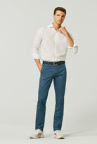 Meyer Roma Stretch Ultrasoft Twill Trousers - Royal Blue