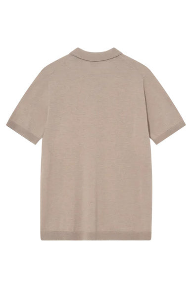 Mos Mosh Adam Soft Wool/Silk Knitted Polo - Soft Kit