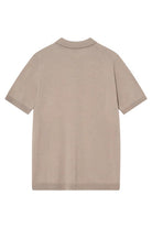 Mos Mosh Adam Soft Wool/Silk Knitted Polo - Soft Kit