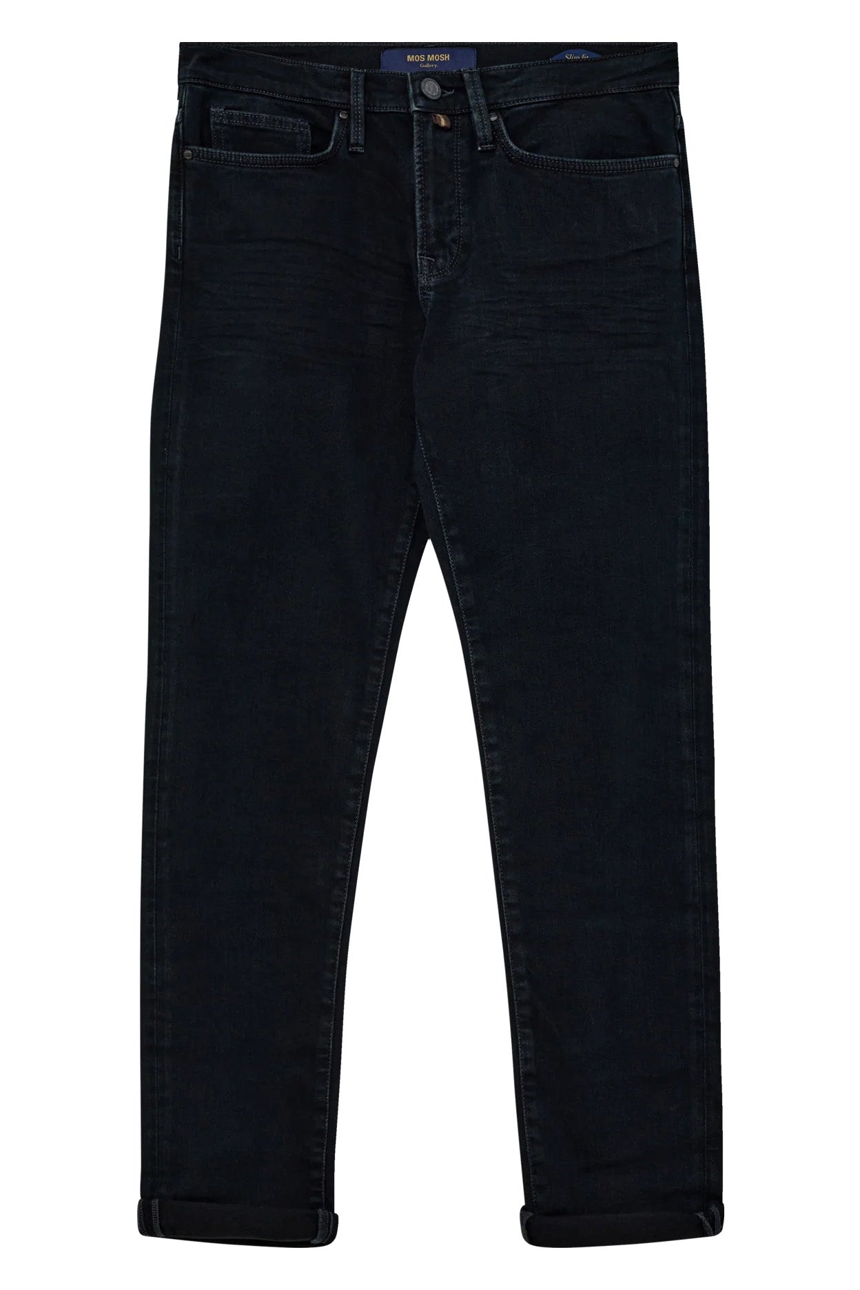 Mos Mosh Andy Blue Black Jeans - Blue Black Denim
