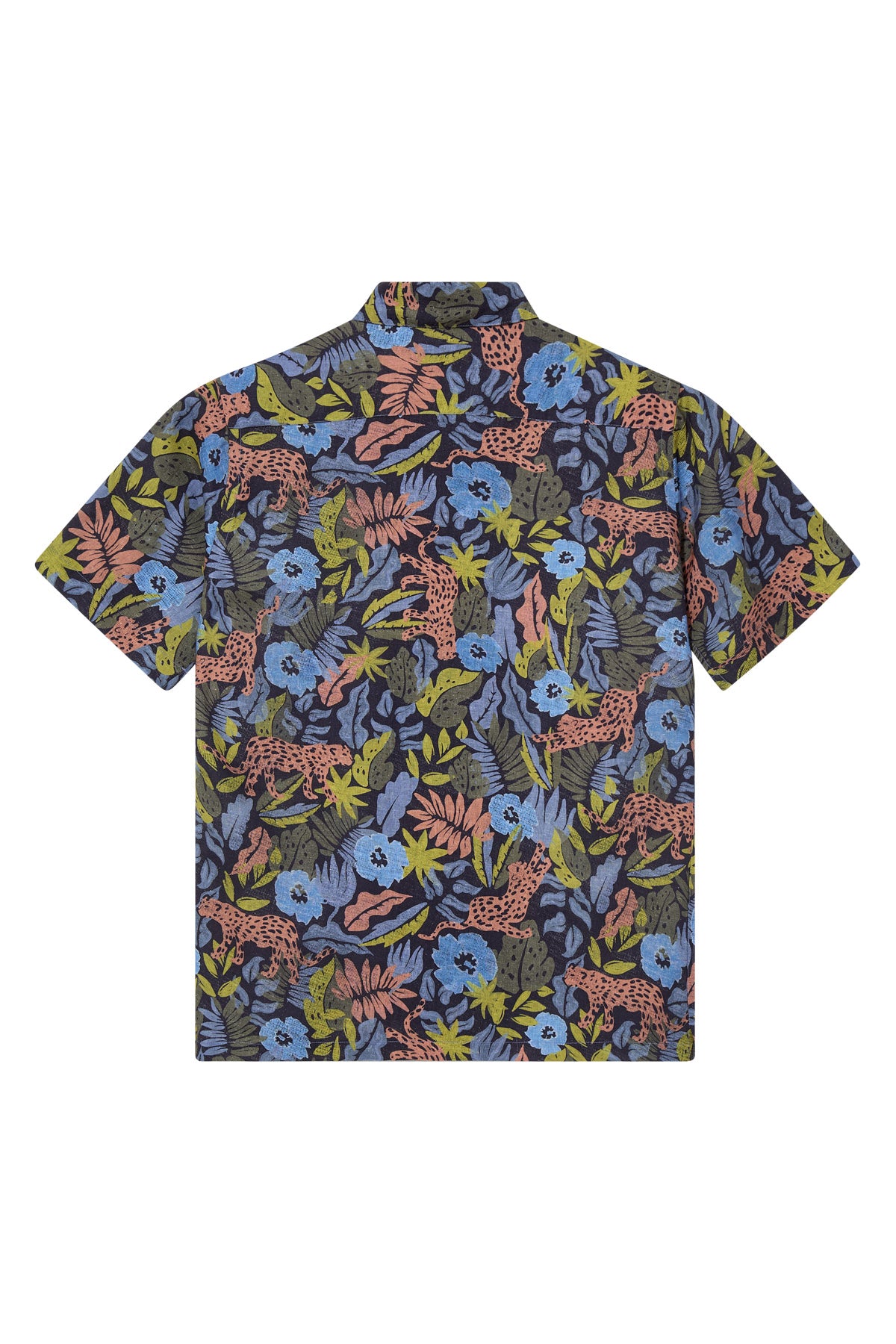 Mos Mosh Babel Wild Short Sleeve Shirt - Salute Navy