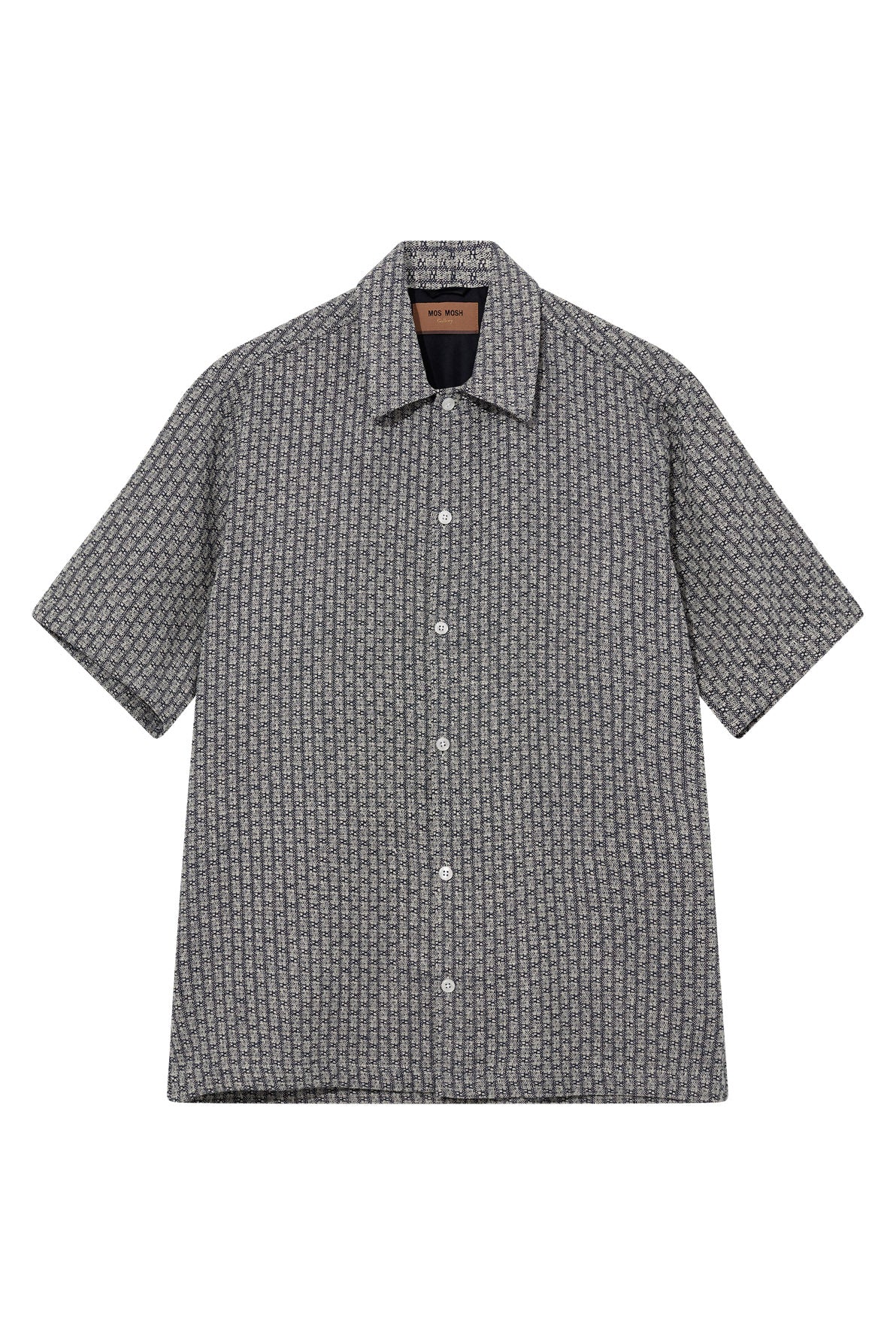 Mos Mosh Banks Basso Short Sleeve Shirt - Salute Navy