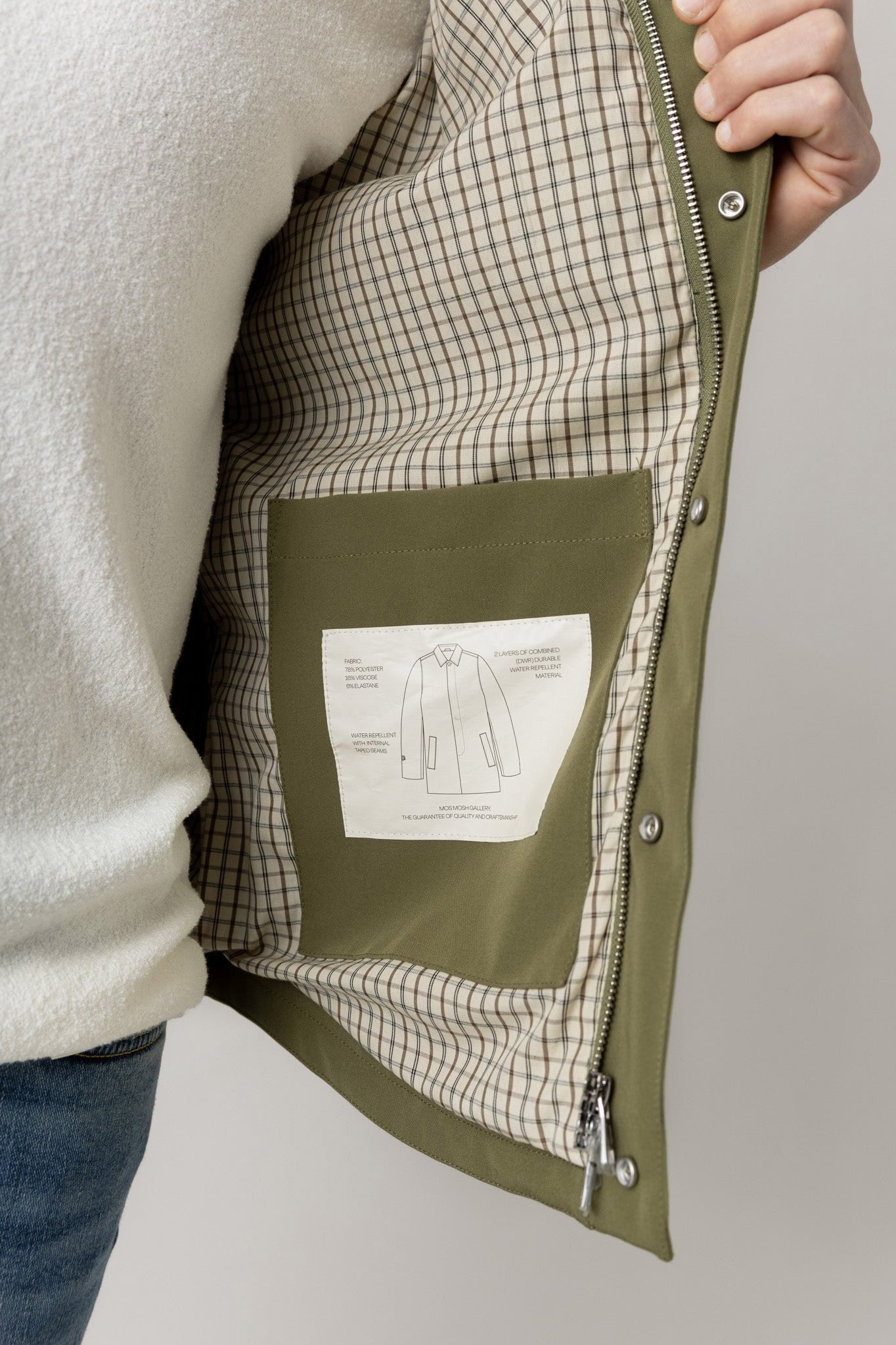 Mos Mosh Barkeley Utility Jacket - Winter Moss