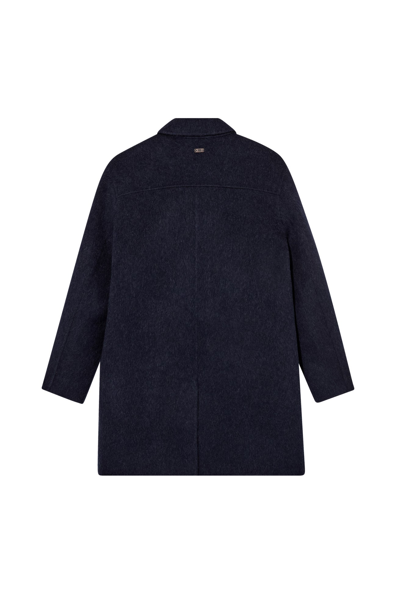 Mos Mosh Barkley Wool Coat - Salute Navy
