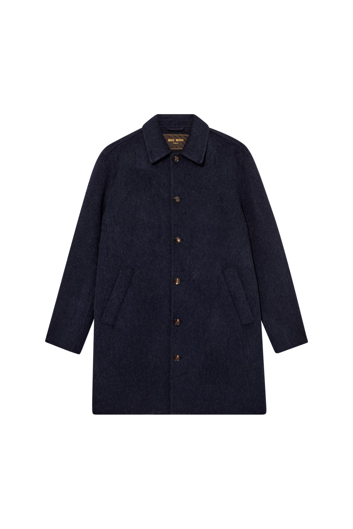 Mos Mosh Barkley Wool Coat - Salute Navy