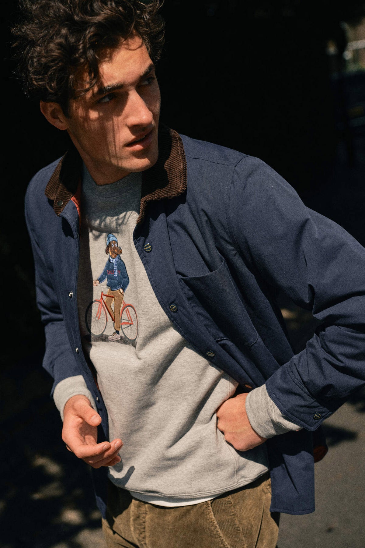 Mos Mosh Callum Jacket - Salute Navy