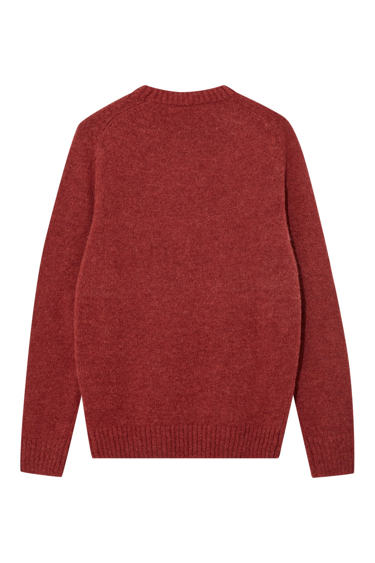 Mos Mosh Carlos Crew Neck Jumper - Burnt Russet