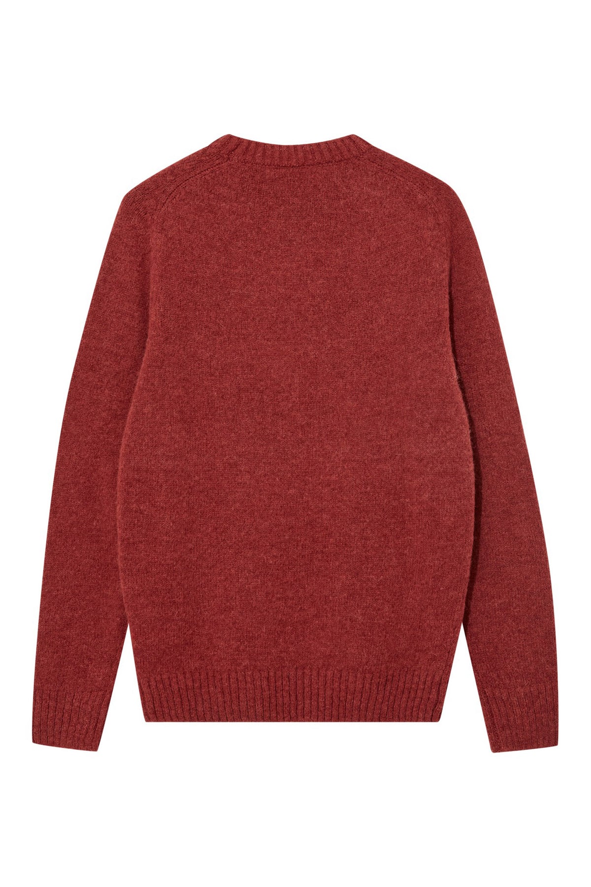 Mos Mosh Carlos Crew Neck Jumper - Burnt Russet