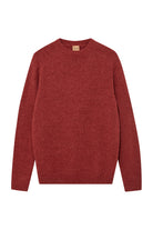 Mos Mosh Carlos Crew Neck Jumper - Burnt Russet