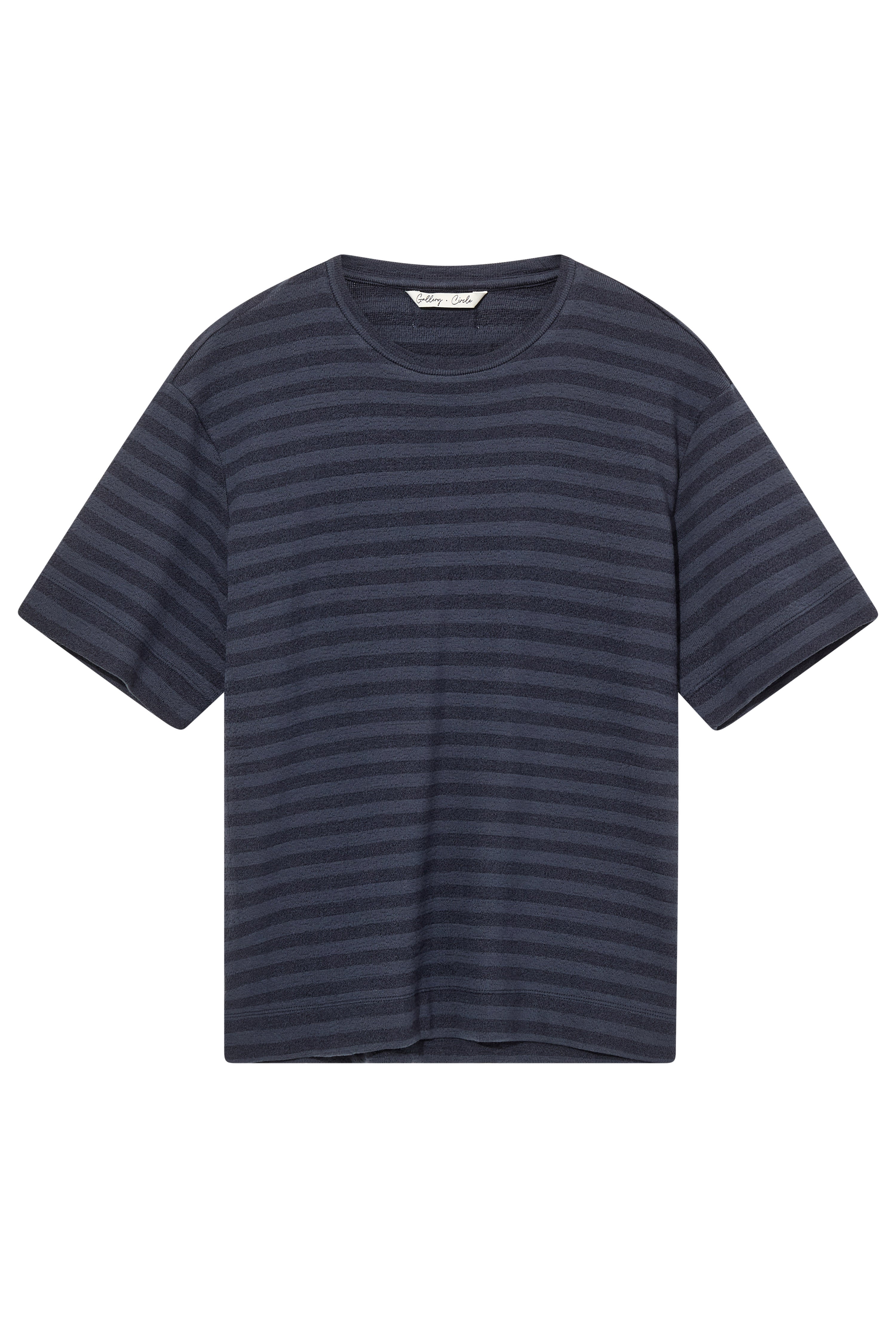 Mos Mosh Mundo Stripe Knit Tee - Navy