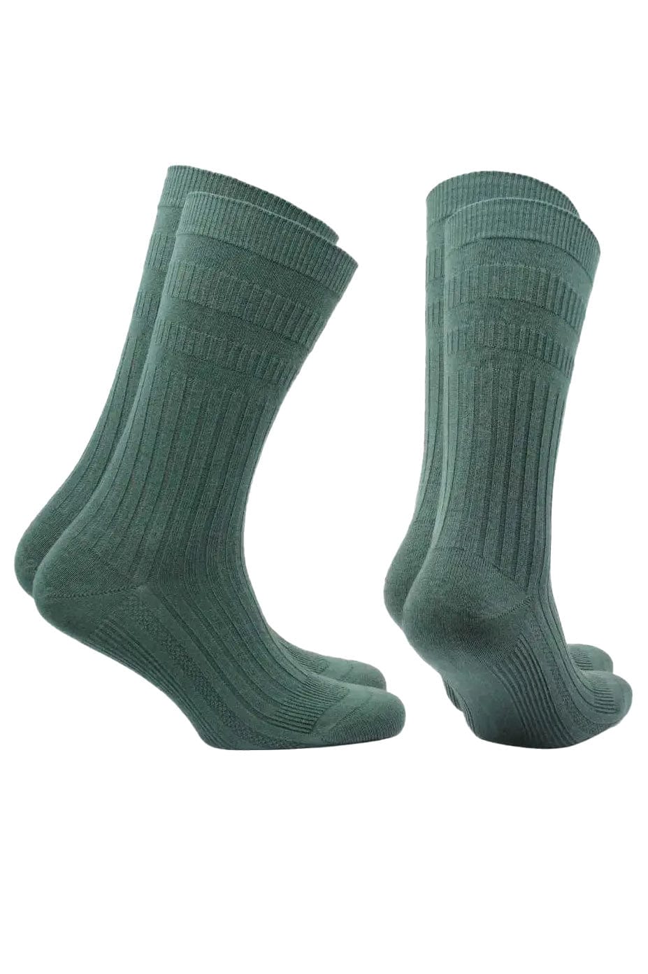 Norfolk Joseph Comfort Fit Tenderhold Cotton Socks 2 Pack - Forest