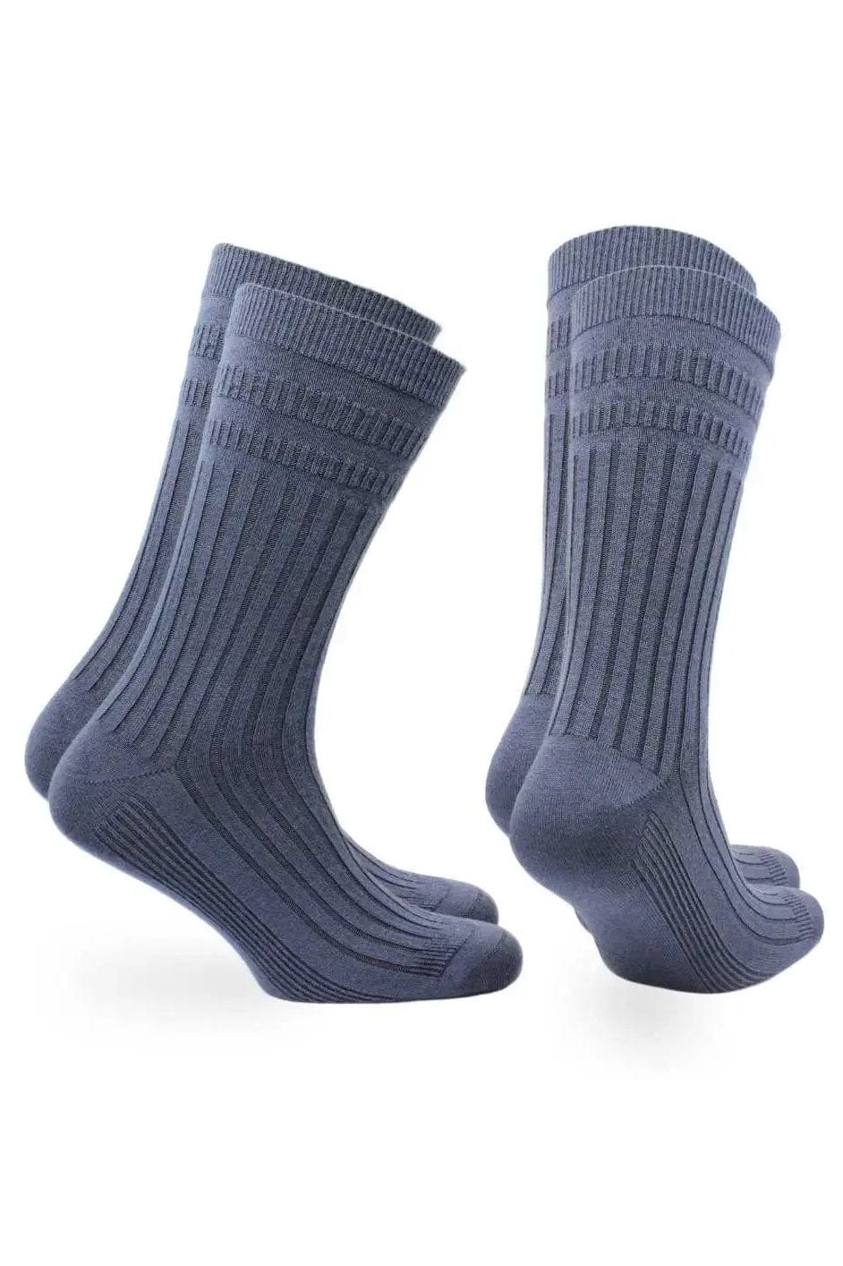 Norfolk Oscar Comfort Fit Tenderhold Wool Socks 2 Pack - Grey