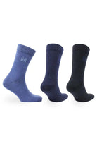 Norfolk Stockholm Merino Wool Socks 3 Pack - Blue