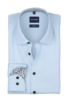 Olymp Level 5 24/7 Climate Control Royal Oxford Shirt - Light Blue