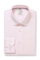 Olymp Level 5 Body Fit Cotton Stretch Shirt - Pink