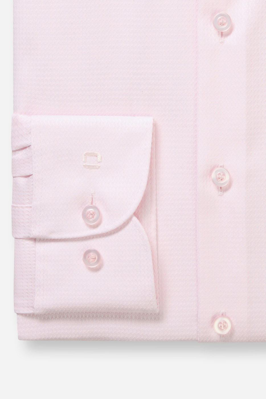 Olymp Level 5 Body Fit Cotton Stretch Shirt - Pink