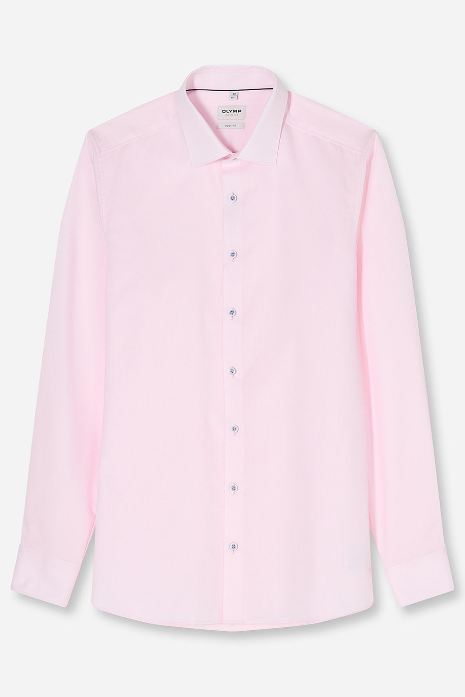 Olymp Level 5 Body Fit Natural Stretch Shirt - Pink