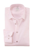 Olymp Level 5 Body Fit Plain Shirt - Rose