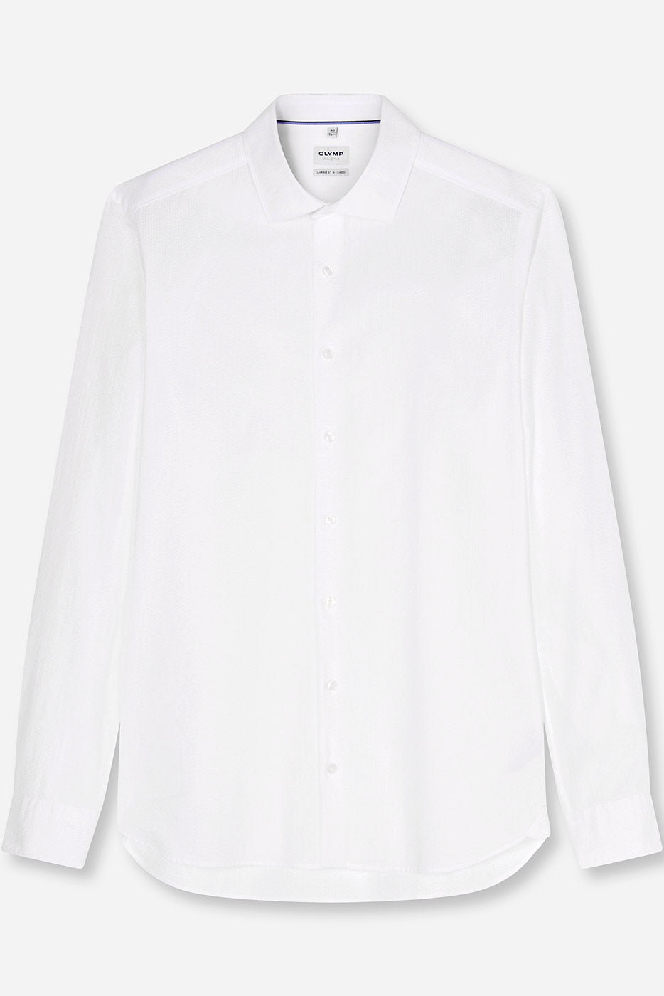 Olymp Level 5 Seersucker Shirt - White
