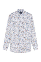 Olymp Luxor Comfort Fit Floral Print Shirt - White