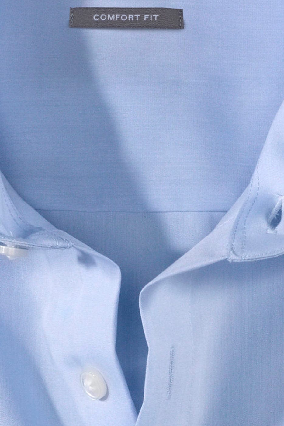 Olymp Luxor Comfort Fit Long Sleeve Shirt - Blue 513164_11_17.5