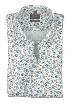 Olymp Luxor Comfort Fit Neat Floral Shirt - White