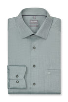 Olymp Luxor Comfort Fit Plain Shirt - Green