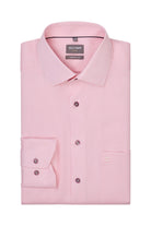 Olymp Luxor Comfort Fit Plain Shirt - Pink