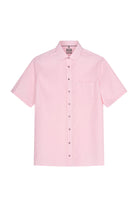 Olymp Luxor Comfort Fit Plain Short Sleeve Shirt - Pink