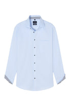 Olymp Luxor Comfort Fit Royal Oxford Shirt - Light Blue