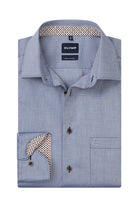 Olymp Luxor Comfort Fit Royal Oxford Shirt - Navy