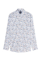 Olymp Luxor Modern Fit Floral Print Shirt - White
