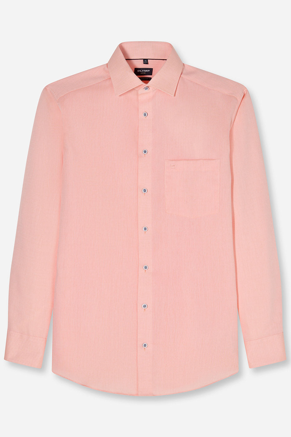 Olymp Luxor Modern Fit Lightweight Shirt - Summer Peach