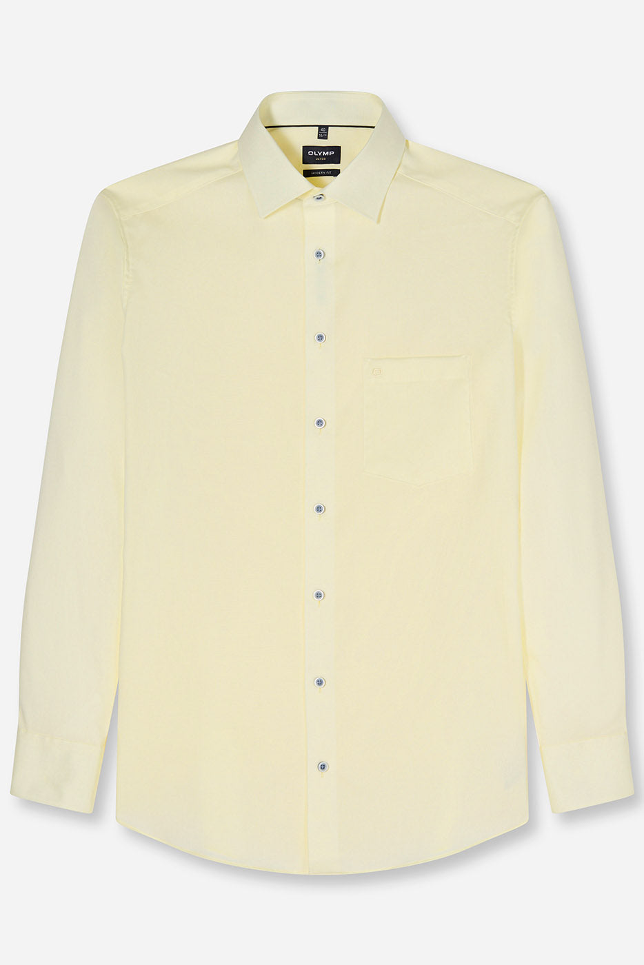 Olymp Luxor Modern Fit Lightweight Shirt - Summer Yellow