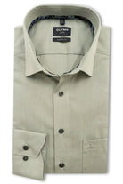 Olymp Luxor Modern Fit Long Sleeve Shirt - Green