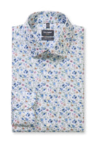 Olymp Luxor Modern Fit Neat Floral Shirt - White