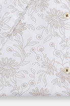 Olymp Luxor Modern Fit Outline Floral Shirt - White
