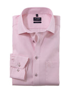 Olymp Luxor Modern Fit Plain Shirt - Rose Pink
