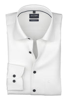 Olymp Luxor Modern Fit Plain Shirt - White