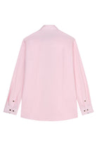 Olymp Luxor Modern Fit Plain Shirt with Trim - Pink