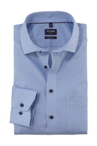 Olymp Luxor Modern Fit Print Shirt - Blue