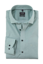 Olymp Luxor Modern Fit Print Shirt - Green