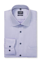 Olymp Luxor Modern Fit Royal Oxford Long Sleeve Shirt - Violet